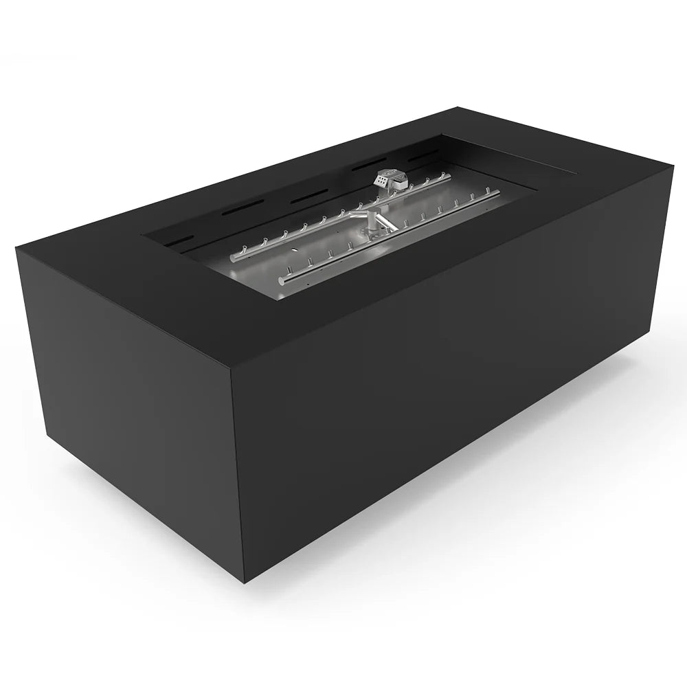 HPC Fire Tejas 48x24-Inch Rectangular Metal Fire Pit