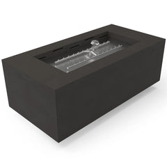 HPC Fire Tejas 48x24-Inch Rectangular Metal Fire Pit