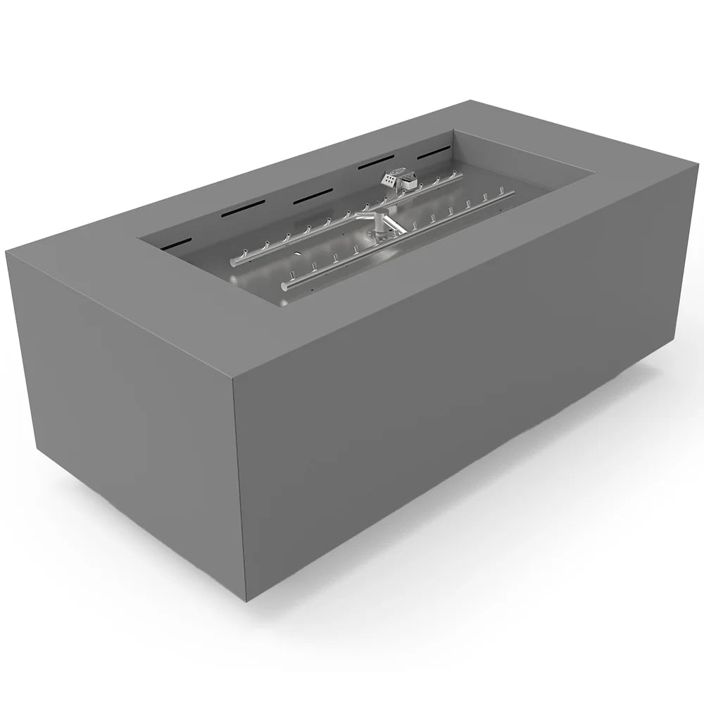 HPC Fire Tejas 48x24-Inch Rectangular Metal Fire Pit