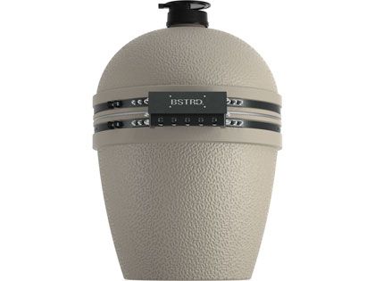 Textured beige container with black band and 'BSTRD' branding on a white background