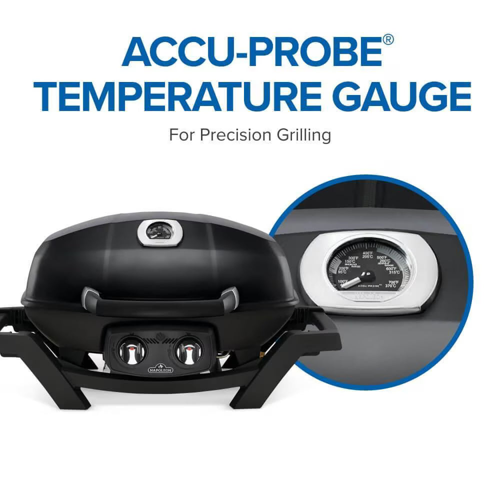 TravelQ™ 285X Portable Propane Gas Grill and Scissor Cart
