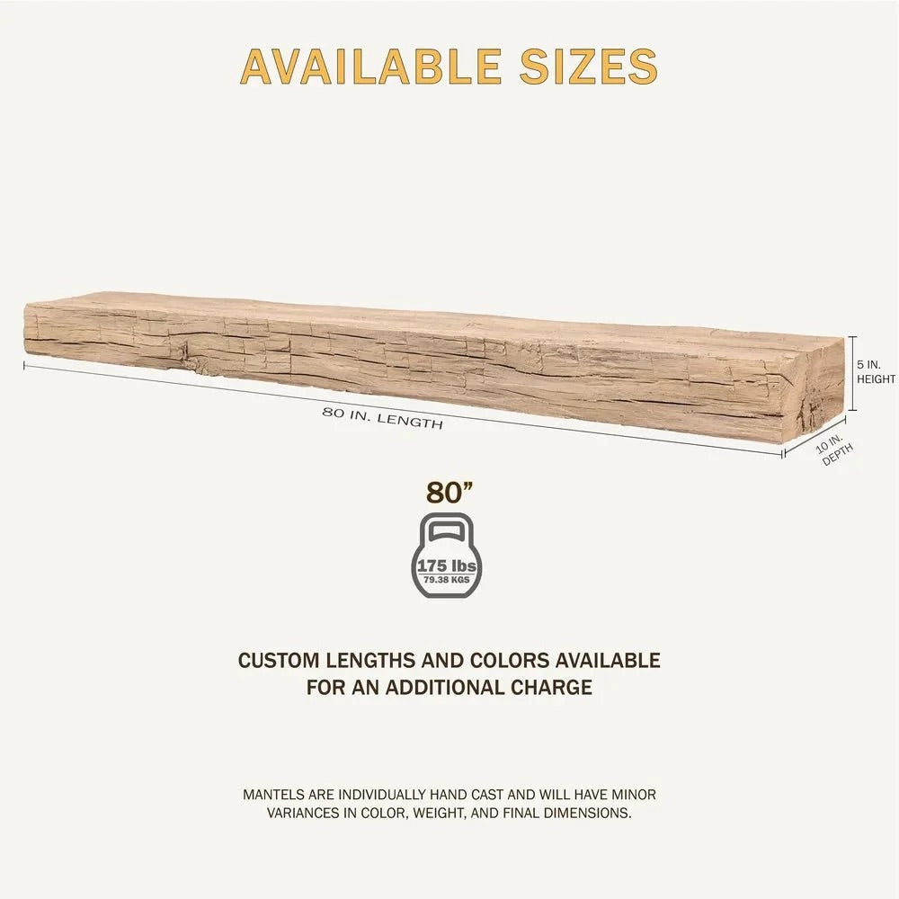 Smokehouse Mantel - Fireplace Mantel - Lexington Hearth - Starting at $1,999