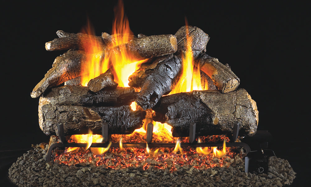 Charred American Oak 18-inch Log set - CHAO-18