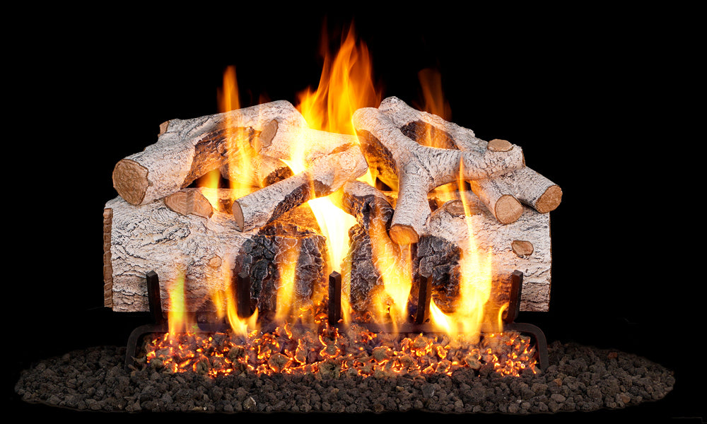 Charred Mountain Birch 36-inch Log set - CHMBW-36